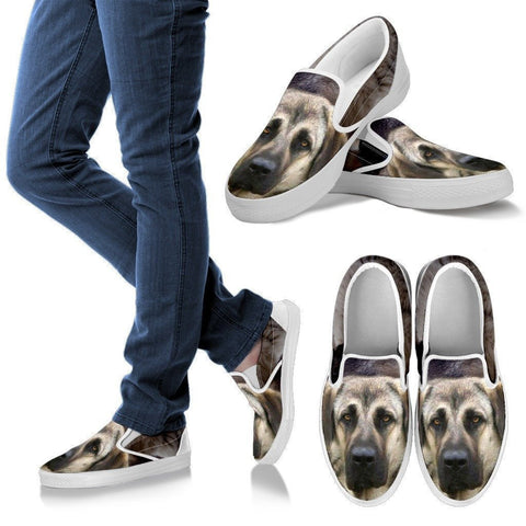 Anatolian Shepherd Print Slip Ons For Women- Express Shipping-Paww-Printz-Merchandise
