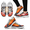 Cherry Barb Fish Print Christmas Running Shoes For Women- Free Shipping-Paww-Printz-Merchandise