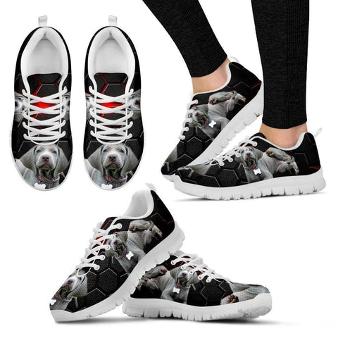 Weimaraner-Dog Running Shoes For Women Free Shipping-Paww-Printz-Merchandise