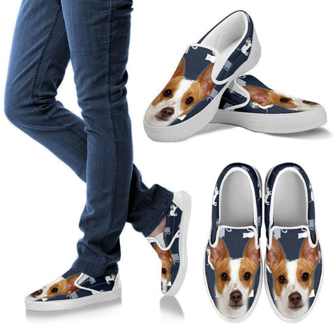Rat Terrier Print Slip Ons For Women- Express Shipping-Paww-Printz-Merchandise