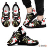 Customized Red Paws Dog Print (Black/White) Running Shoes For Men-Free Shipping Limited Edition-Paww-Printz-Merchandise
