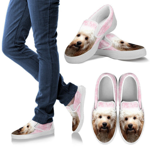 Cockapoo Print Slip Ons For Women- Express Shipping-Paww-Printz-Merchandise