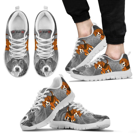 Cute&Cool Beagle Dog Print Running Shoes For Men-Free Shipping-Paww-Printz-Merchandise