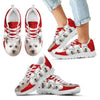 West Highland White Terrier Print Running Shoes For Kids- Free Shipping-Paww-Printz-Merchandise