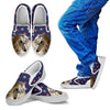Afghan Hound Dog Print Slip Ons For Kids-Express Shipping-Paww-Printz-Merchandise