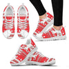 Friesian Horse Christmas Running Shoes For Women- Free Shipping-Paww-Printz-Merchandise