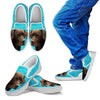 Labrador Retriever (Chocolate) Print-Slip Ons For Kids-Express Shipping-Paww-Printz-Merchandise