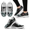 Boston Terrier Black Print Running Shoes For Women- Free Shipping-Paww-Printz-Merchandise