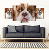 American Bulldog Print- 5 Piece Framed Canvas- Free Shipping-Paww-Printz-Merchandise