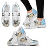 Norwegian Elkhound Dog Print Running Shoes For Women-Free Shipping-Paww-Printz-Merchandise