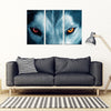 Siberian Husky Eyes Print- 5 Piece Framed Canvas- Free Shipping-Paww-Printz-Merchandise