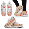 Dachshund Red Pattern Print Sneakers For Women- Express Shipping-Paww-Printz-Merchandise