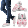 Valentine's Day Special Heart Print Slip Ons For Women- Free Shipping-Paww-Printz-Merchandise