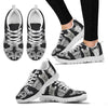 Black&White French Bulldog Print Running Shoes For Women-Free Shipping-Paww-Printz-Merchandise