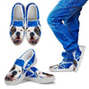 American Bulldog Print Slip Ons For Kids- Express Shipping-Paww-Printz-Merchandise