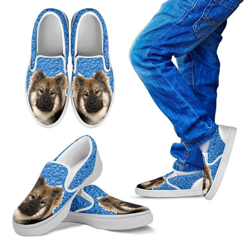 Eurasier Dog Print Slip Ons For Kids-Express Shipping-Paww-Printz-Merchandise