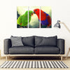 Eclectus Parrot Print 5 Piece Framed Canvas- Free Shipping-Paww-Printz-Merchandise