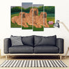 Shar Pei Dog Print-5 Piece Framed Canvas- Free Shipping-Paww-Printz-Merchandise