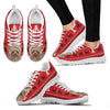 Yorkshire Terrier (Yorkie) Christmas Running Shoes For Women- Free Shipping-Paww-Printz-Merchandise