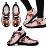 Chesapeake Bay Retriever Print Sneakers For Women(White/Black)- Express Shipping-Paww-Printz-Merchandise