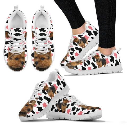 Norwich Terrier With Clipart Print Running Shoes For Women-Free Shipping-Paww-Printz-Merchandise