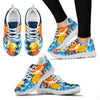 Goldfish Print Christmas Running Shoes For Women- Free Shipping-Paww-Printz-Merchandise