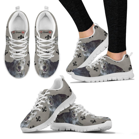 Irish Wolfhound Dog Print Running Shoes For Women-Free Shipping-Paww-Printz-Merchandise