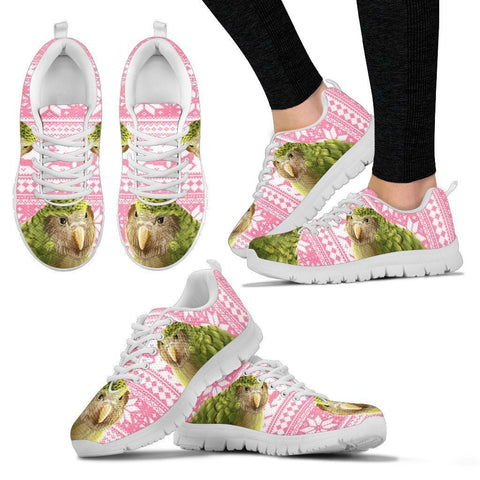 Sirocco Parrot (Kakapo) Christmas Running Shoes For Women-Free Shipping-Paww-Printz-Merchandise