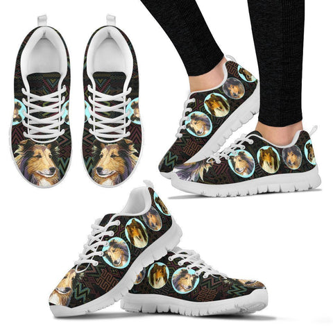 Amazing Collie Dog-Women's Running Shoes-Free Shipping-Paww-Printz-Merchandise