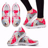Customized Dog Print Running Shoes for Women-Free Shipping-Designed By Francoise Martin-Paww-Printz-Merchandise