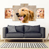 Golden Retriever Print- Piece Framed Canvas- Free Shipping-Paww-Printz-Merchandise