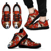 Cute Drever Dog Print Sneakers For Men(White/Black)- Express Shipping-Paww-Printz-Merchandise