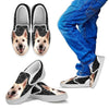 Norwegian Buhund Dog Print Slip Ons For Kids-Express Shipping-Paww-Printz-Merchandise