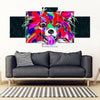 Papillon Dog Art Print 5 Piece Framed Canvas- Free Shipping-Paww-Printz-Merchandise