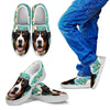Entlebucher Mountain Dog Print Slip Ons For Kids- Express Shipping-Paww-Printz-Merchandise