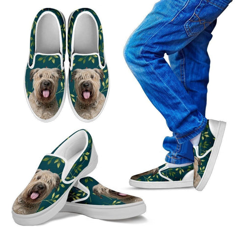 Bouvier des Flandres Dog Print Slip Ons For Kids-Express Shipping-Paww-Printz-Merchandise