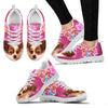 Chihuahua On Pink Print Running Shoes For Women-Free Shipping-Paww-Printz-Merchandise
