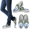 Hokkaido Dog Print Slip Ons For Women-Express Shipping-Paww-Printz-Merchandise