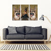 German Shepherd Print-5 Piece Framed Canvas- Free Shipping-Paww-Printz-Merchandise