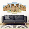 Chow Chow Dog Print-5 Piece Framed Canvas- Free Shipping-Paww-Printz-Merchandise