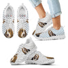 Basset Hound Black Dots Print Running Shoes For Kids-Free Shipping-Paww-Printz-Merchandise