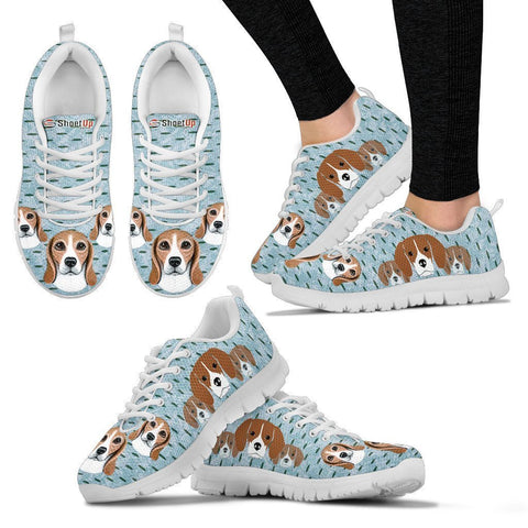 Amazing Beagle Dog-Women's Running Shoes-Free Shipping-Paww-Printz-Merchandise