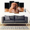 Dogue de Bordeaux Print- Piece Framed Canvas- Free Shipping-Paww-Printz-Merchandise