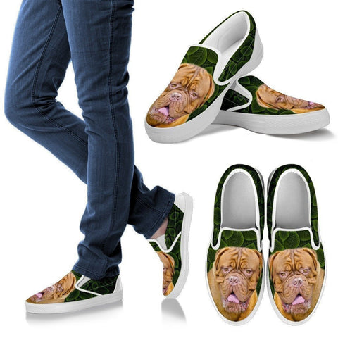 Mastiff Dog Print Slip Ons For Women-Express Shipping-Paww-Printz-Merchandise