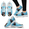 Amazing Black Brussels Griffon Dog Bone Print Running Shoes For Women-Free Shipping-Paww-Printz-Merchandise