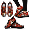 Cute Drever Dog Print Sneakers For Women(White/Black)- Express Shipping-Paww-Printz-Merchandise