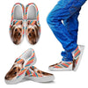 Silky Terrier Print Slip Ons For Kids- Express Shipping-Paww-Printz-Merchandise