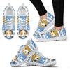 New Beagle Print Christmas Running Shoes For Women- Free Shipping-Paww-Printz-Merchandise