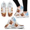 Chihuahua Blue White Print Sneakers For Women-Free Shipping-Paww-Printz-Merchandise