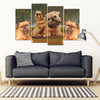 Brussels Griffon Print-3 Piece Framed Canvas- Free Shipping-Paww-Printz-Merchandise